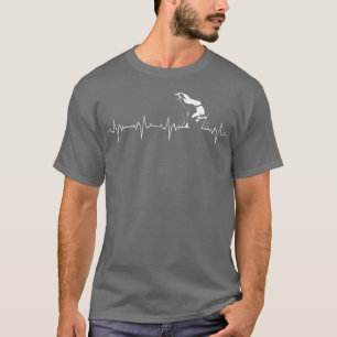 Judo-Kampfflugtimpuls EKG karate marate T-Shirt