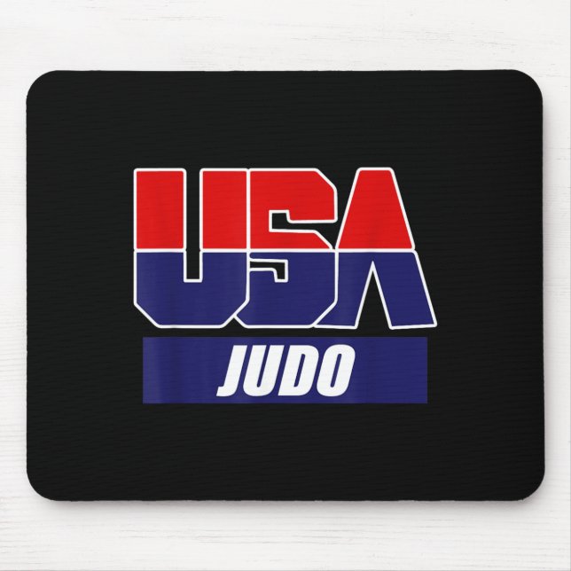 Judo Kampfsport 2024 USA Team Mousepad (Vorne)