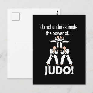 Judo Kampfsport Selbstverteidigung Taekwondo  Postkarte