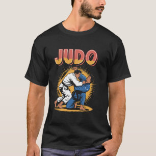 Judo Kampfsporttechnik Wurf Vintage-Design T-Shirt
