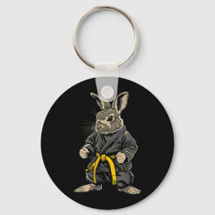Judo Kaninchen Bunny Natur Kickboxen Taekwondo Schlüsselanhänger