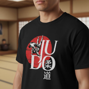 Judo -Kanji, aufgehende Sonne T-Shirt