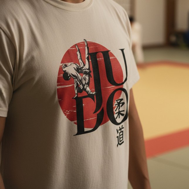 Judo -Kanji, Rising Sun T-Shirt (Von Creator hochgeladen)