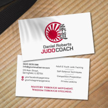 Judo-Lehrer - Kanji und Aufgehende Sonne