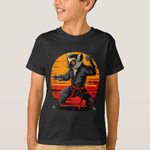 Judo Lemur Nature Kickboxen Taekwondo Martial T-Shirt