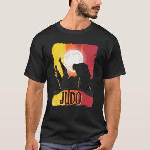 Judo Männer Vintage Judoka 80er Retro Japanische K T-Shirt