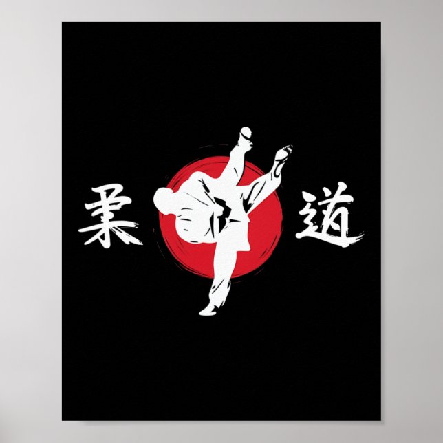 Judo Martial Arts Comt Technique Japan Poster (Vorne)