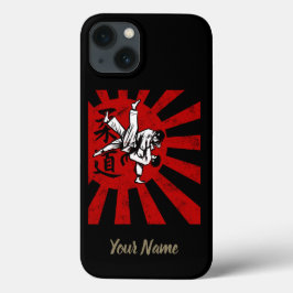 Judo Martial Arts Vintages Retro Design Case-Mate iPhone Hülle