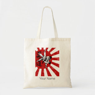 Judo Martial Arts Vintages Retro Design Tragetasche