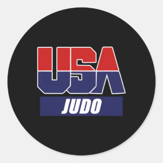 Judo Mial 2021 US-Team Runder Aufkleber