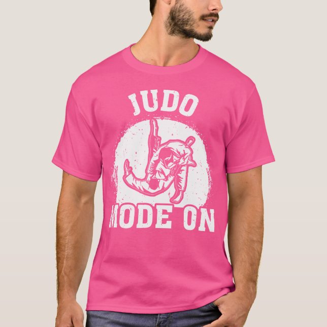 Judo Mode on Funny Judo Fighter T-Shirt (Vorderseite)