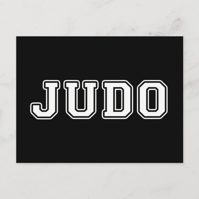 Judo Postkarte (Vorderseite)