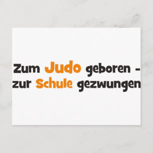 Judo Postkarte