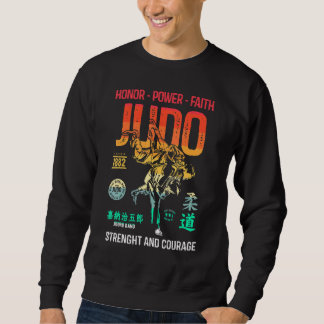 Judo Retro T-Shirt Japanischer Kampfkunst Wrestlin Sweatshirt