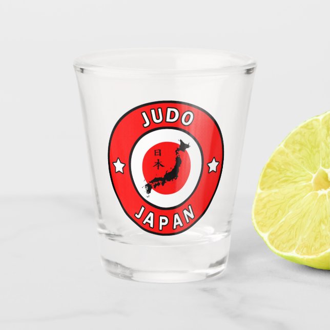 Judo Schnapsglas (Vorderseite)
