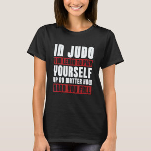 Judo Sie lernen Kampfsport Karate Judoka Kämpfer T-Shirt