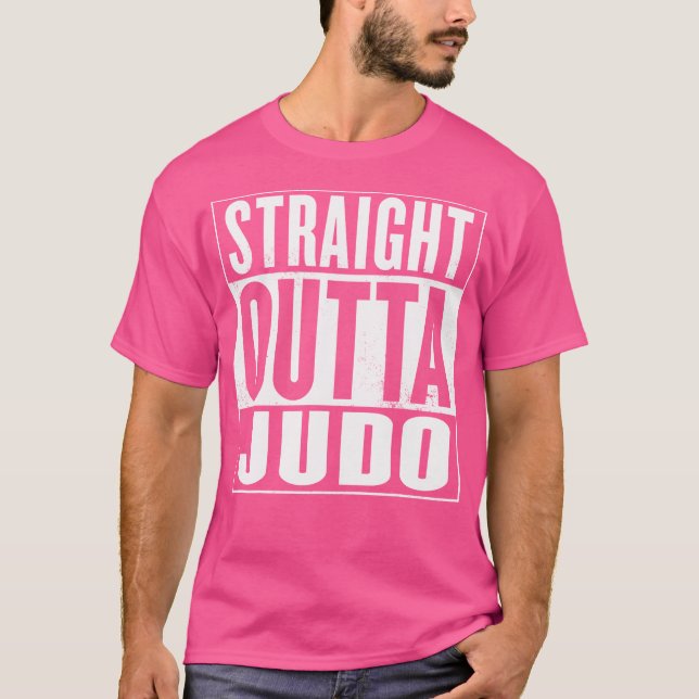 Judo Straight Outta Judo T-Shirt (Vorderseite)