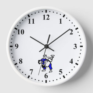Judo Wanduhr