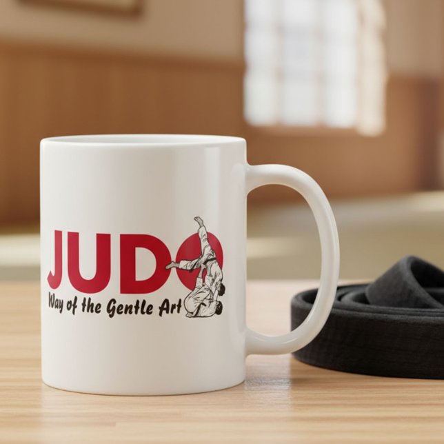 Judo - Way of the Gentle Art | Martial Arts Design Kaffeetasse (Von Creator hochgeladen)