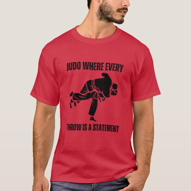 Judo where every throw is a statement boy T-Shirt (Vorderseite)