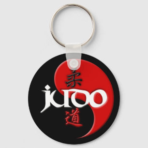 Judo Yin Yang Schlüsselkette Schlüsselanhänger