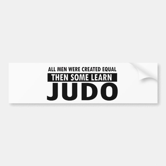 Judoentwürfe Autoaufkleber (Vorne)