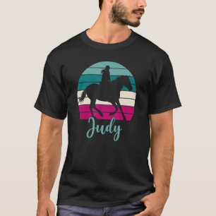 Judy Name Equestrian Judy Horse Girl T-Shirt