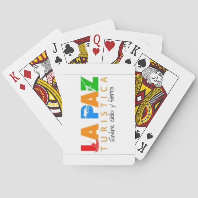 Juego de cartas La Paz turistica Spielkarten (Rückseite)
