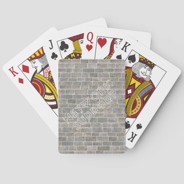 Juego de cartas Network support Spielkarten (Rückseite)