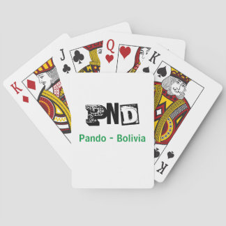 Juego de cartas PND Pando Bolivia Spielkarten