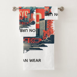 JUEGO DE TOALLAS TOKYO EDITION BADHANDTUCH SET