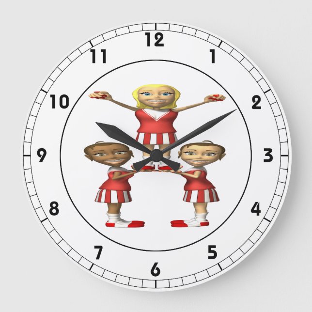 Juering Pyramid Große Wanduhr (Vorderseite)