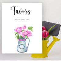 Jug der Blume Babydusche Lieblings-Poster