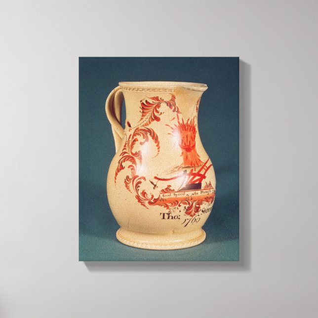 Jug, Leeds, c.1770 Leinwanddruck (Vorderseite)
