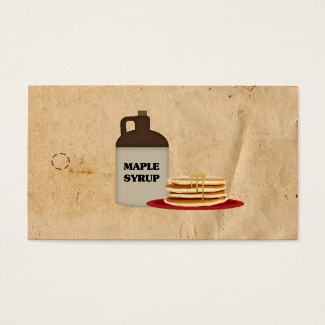 Jug und Pancakes Ahornsirup (Vorderseite)