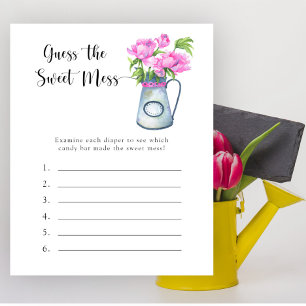 Jug von Blume - Raten Sie mal das Sweet-Mess-Spiel