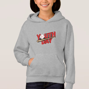 Jugend-Baseball-Geist Hoodie