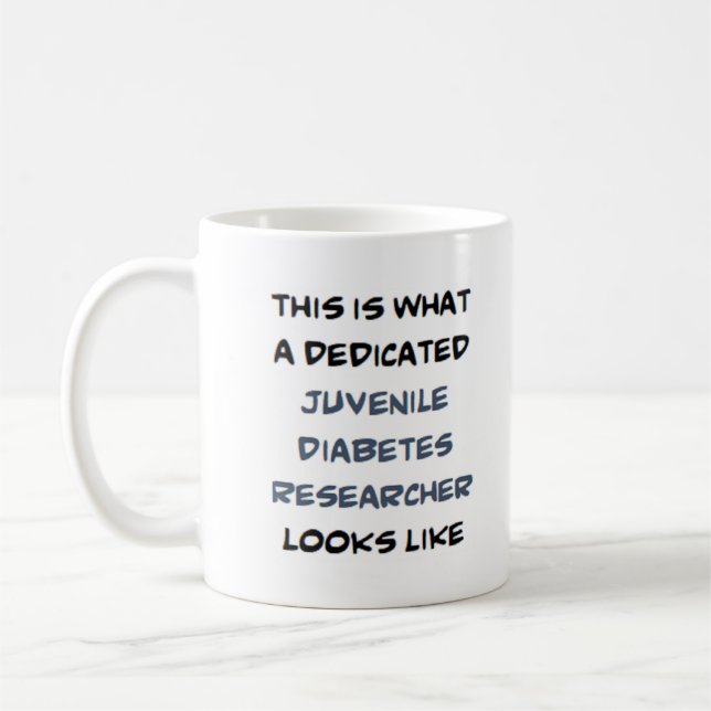 Jugend-Diabetes-Forscher, engagiert Kaffeetasse (Links)