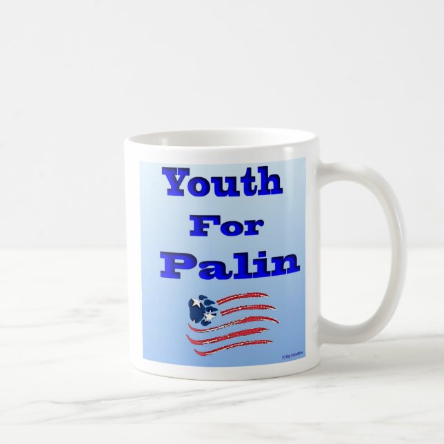 Jugend für Palin Kaffee-Tasse Tasse (Rechts)