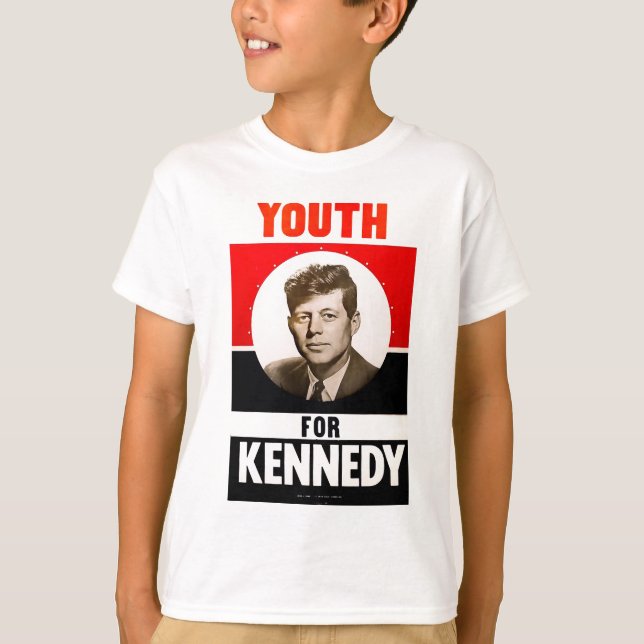 Jugend für Präsidenten John F. Kennedy T-Shirt (Vorderseite)