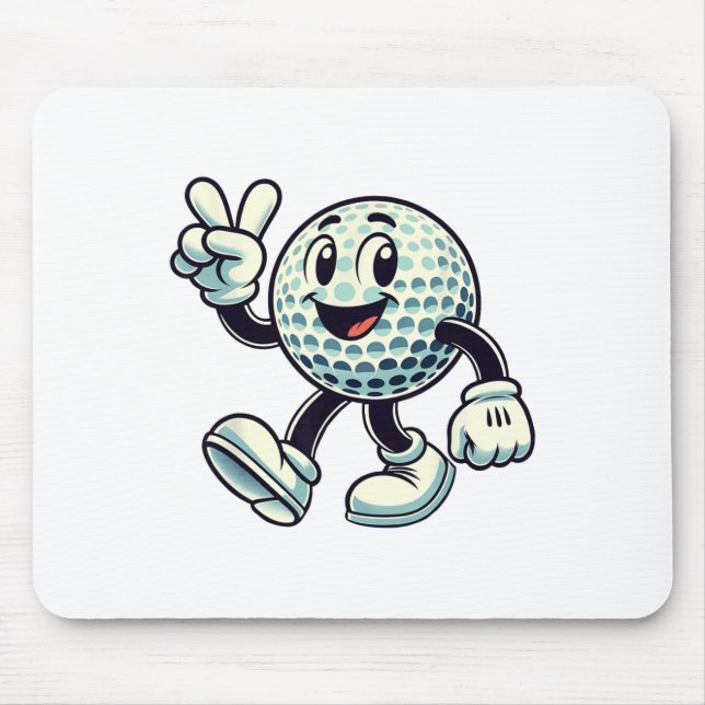 Jugend-Golfer Jungen Golf Lustig  Mousepad (Vorne)