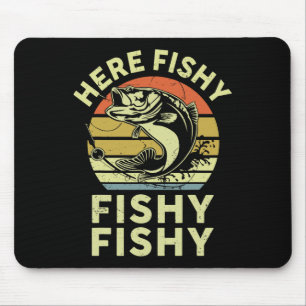 Jugend Hier fisch Shirt Kinder Kleinkind Männer Fu Mousepad
