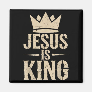 Jugend Jesus Christus ist König Christlichen Mensc Magnet