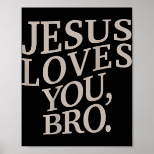 Jugend Jesus Lieben Sie Bro Funny Christlichen Jun Poster