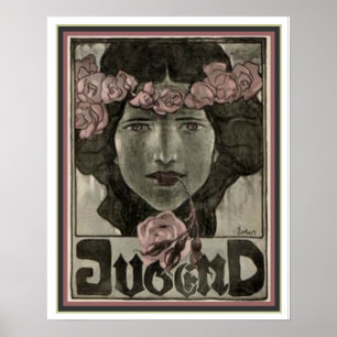 Jugend Jugendstil-Abdeckung von Fidus 16 x 20 Poster
