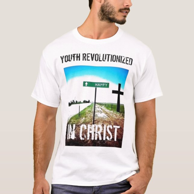 Jugend revolutioniert in Christus T-Shirt (Vorderseite)