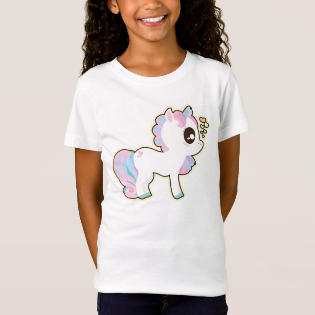 Jugend-Shirt/Einhorn T-Shirt (Vorderseite)
