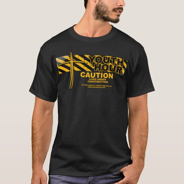 Jugend-Stunde - Leben im Bau T-Shirt (Vorderseite)