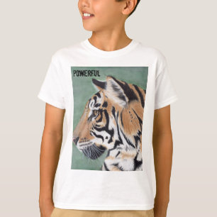 Jugend-T-Shirt leistungsfähiges Tiger-Jungen-Shirt T-Shirt