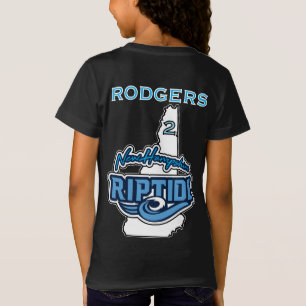 JUGEND T-Shirt mit Name und Nummer auf der Rücksei